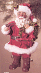 Spirit of Santa - Santa with Wreath Hanging Ornament